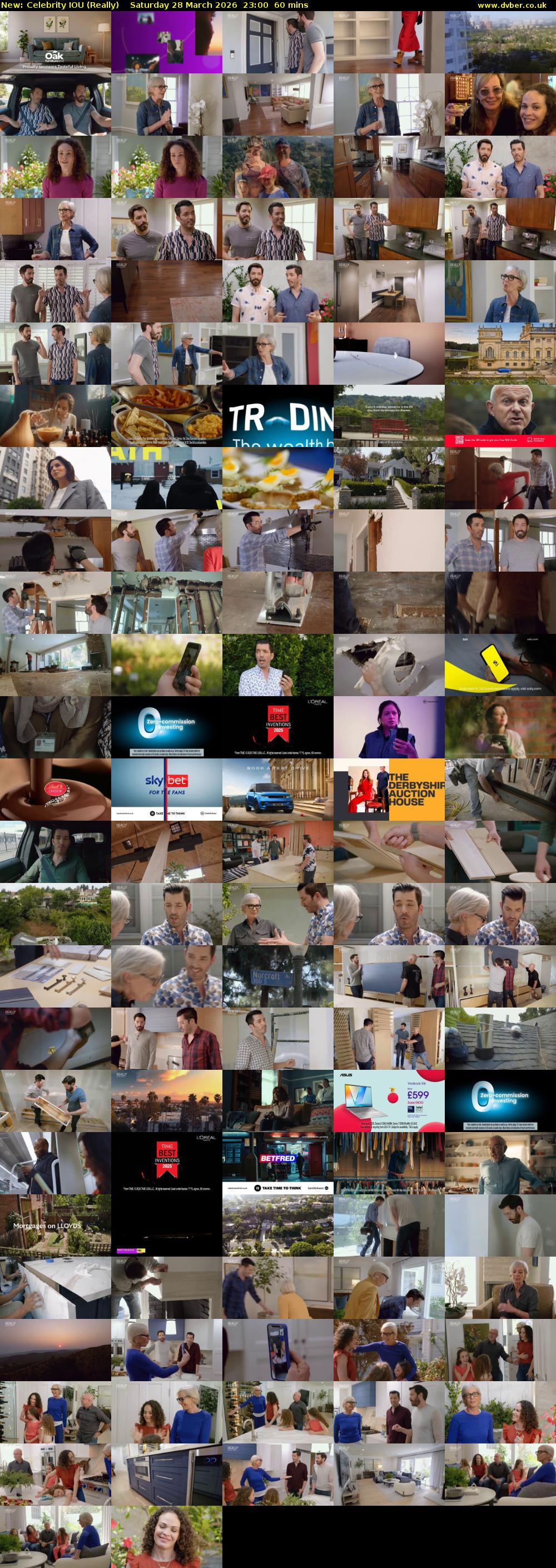 Celebrity IOU (Really) Saturday 28 March 2026 23:00 - 00:00