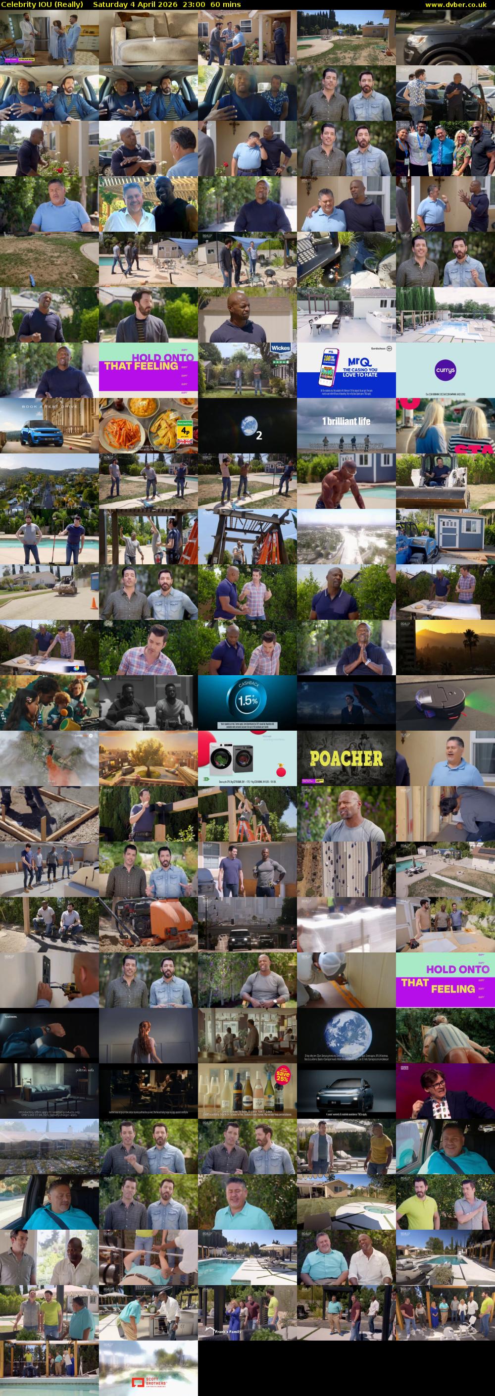 Celebrity IOU (Really) Saturday 4 April 2026 23:00 - 00:00