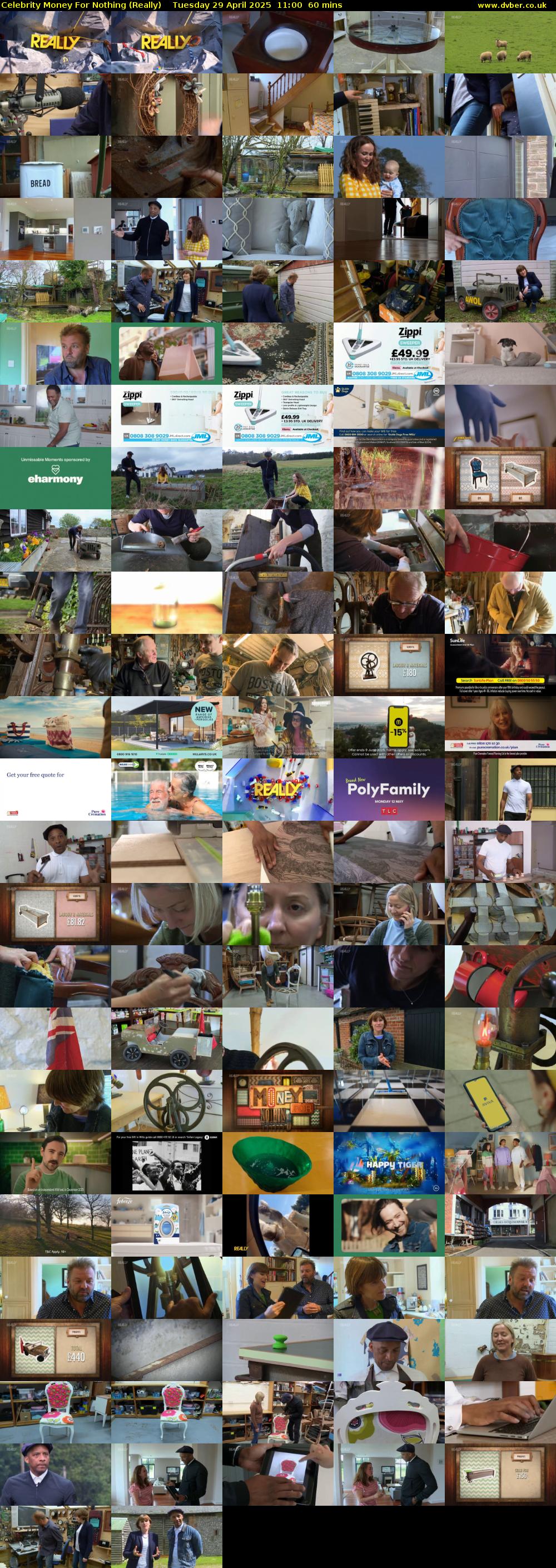 Celebrity Money For Nothing (Really) Tuesday 29 April 2025 11:00 - 12:00