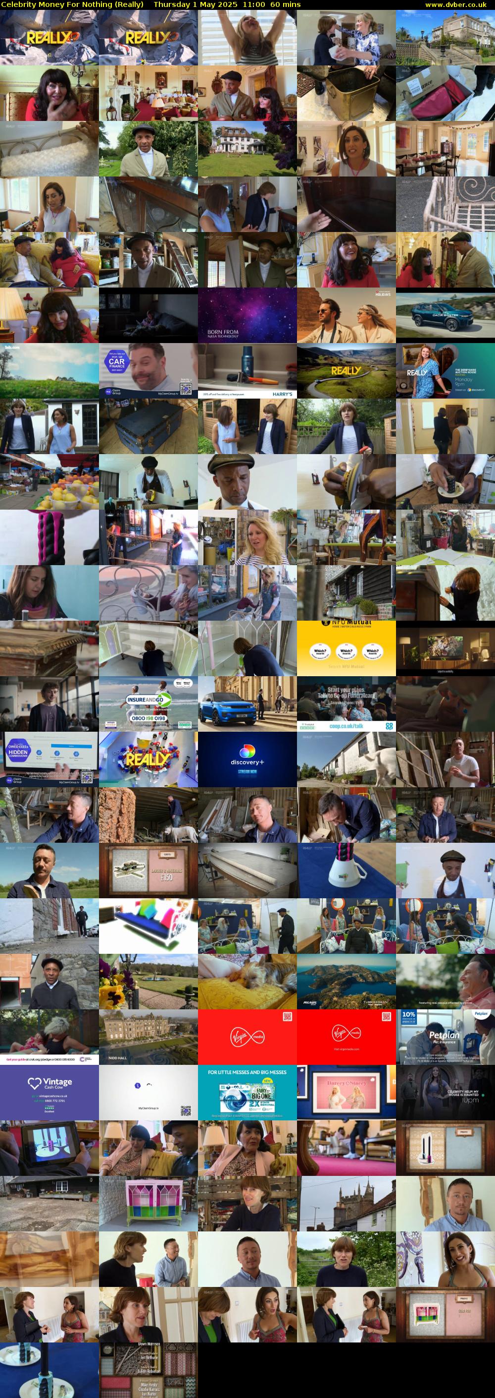 Celebrity Money For Nothing (Really) Thursday 1 May 2025 11:00 - 12:00