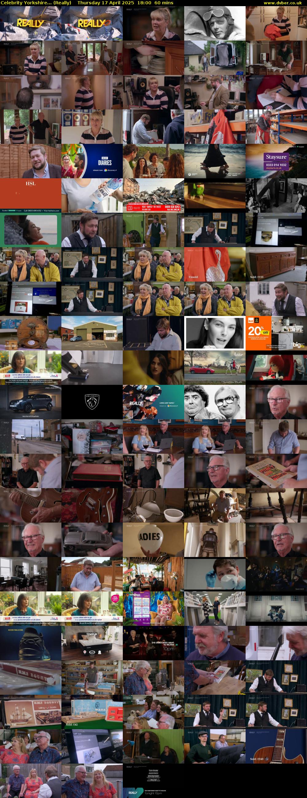Celebrity Yorkshire... (Really) Thursday 17 April 2025 18:00 - 19:00