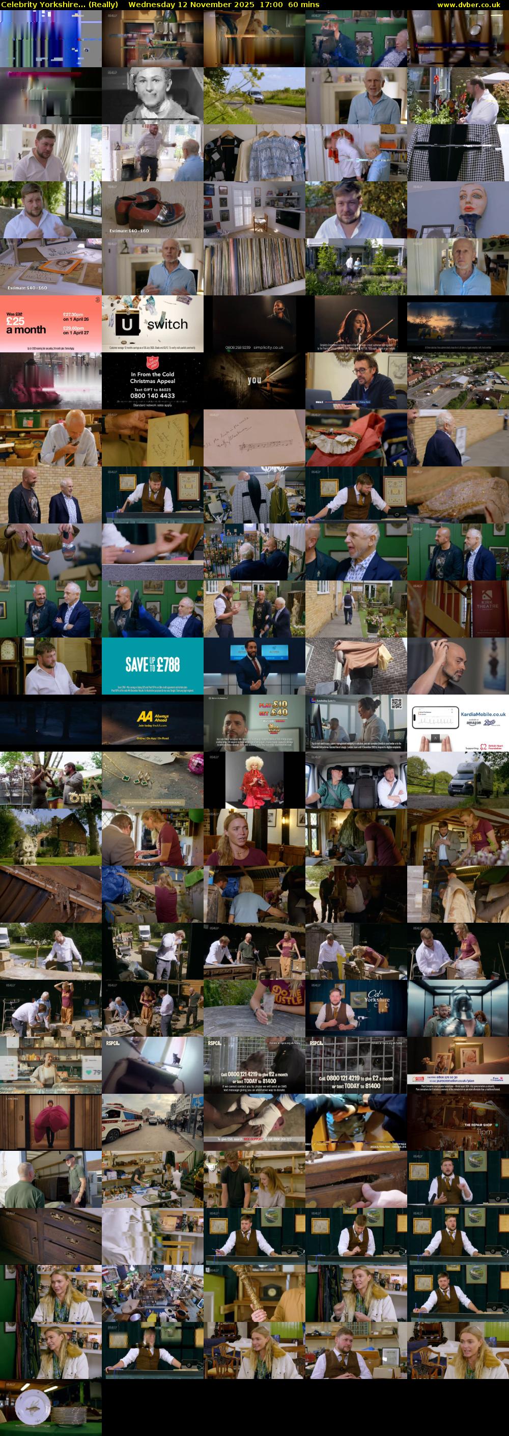 Celebrity Yorkshire... (Really) Wednesday 12 November 2025 17:00 - 18:00