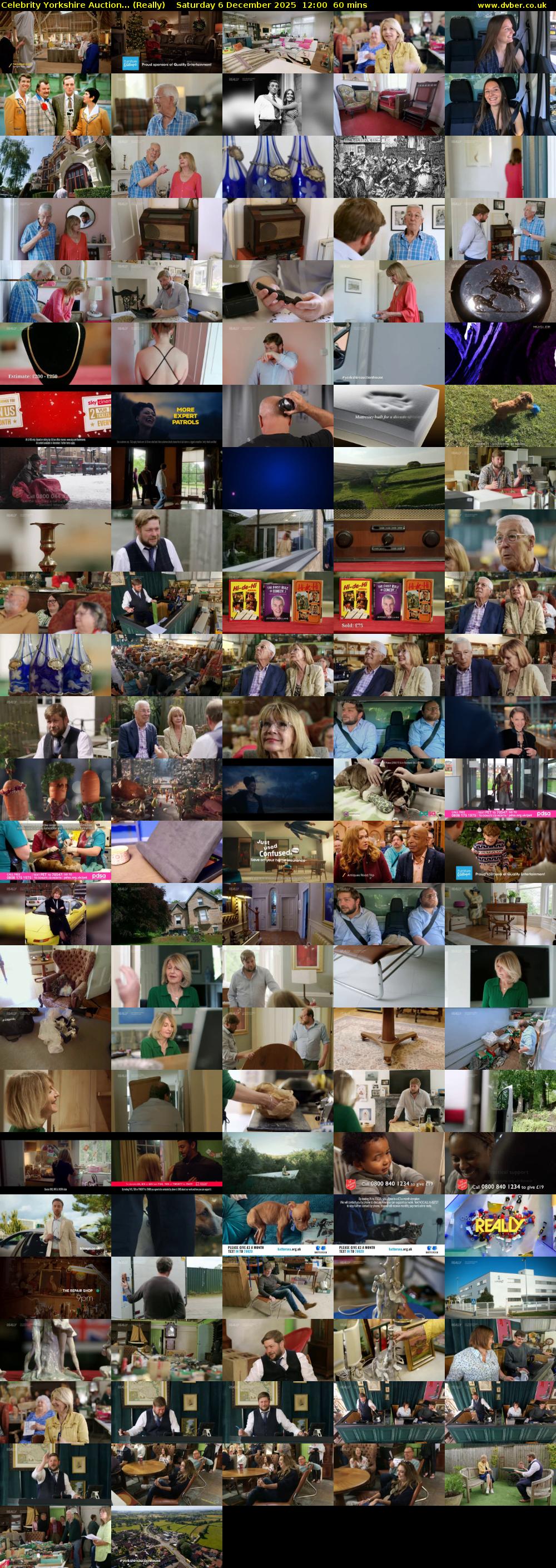 Celebrity Yorkshire Auction... (Really) Saturday 6 December 2025 12:00 - 13:00