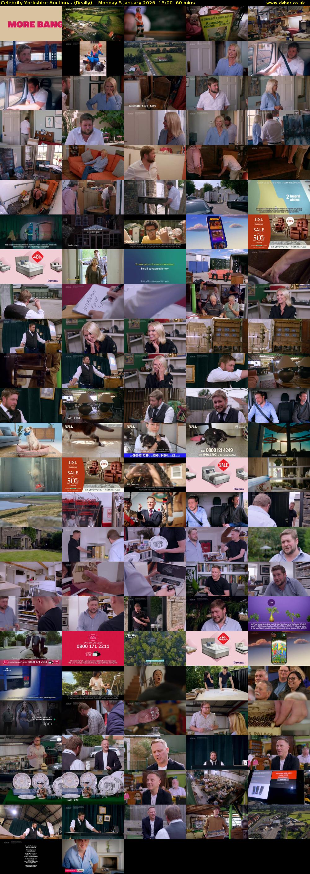 Celebrity Yorkshire Auction... (Really) Monday 5 January 2026 15:00 - 16:00