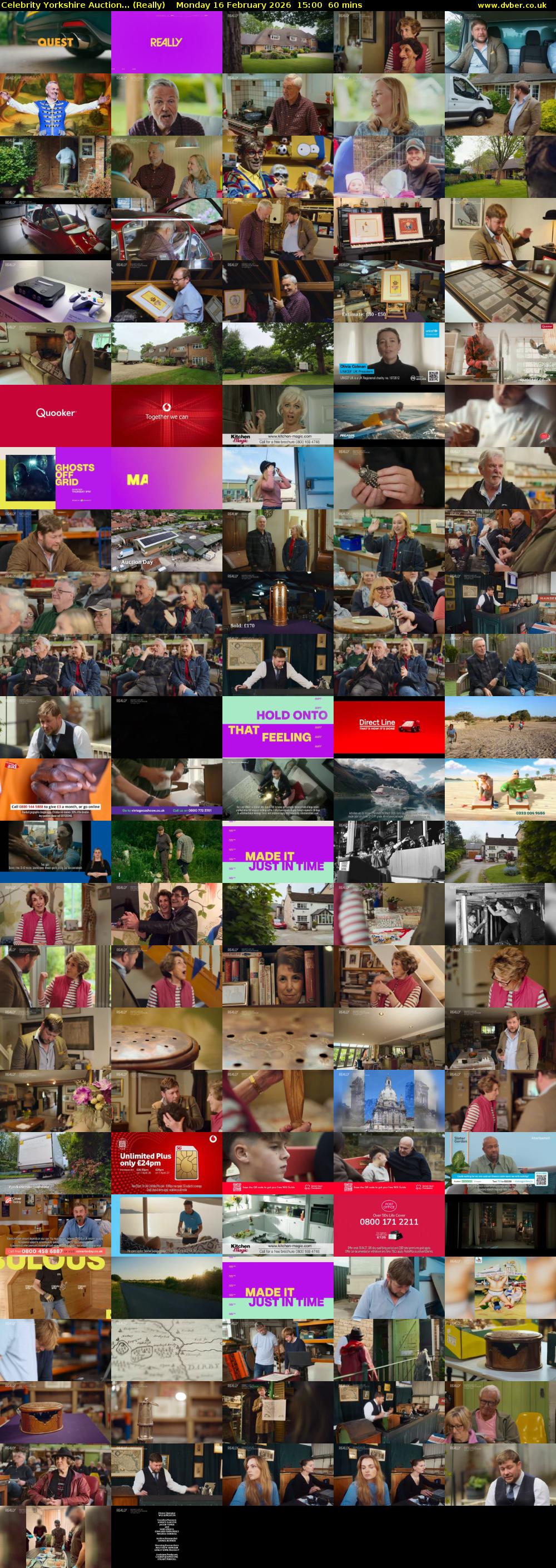 Celebrity Yorkshire Auction... (Really) Monday 16 February 2026 15:00 - 16:00