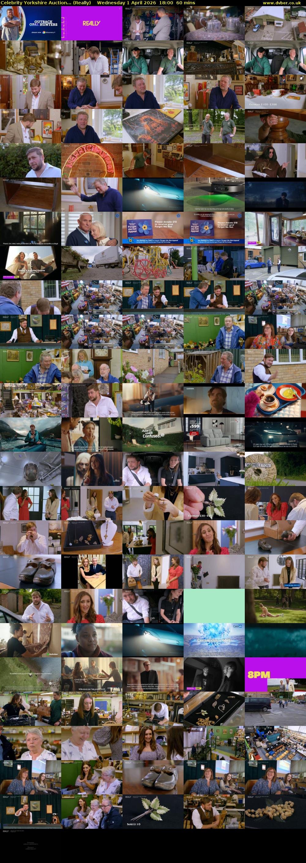 Celebrity Yorkshire Auction... (Really) Wednesday 1 April 2026 18:00 - 19:00