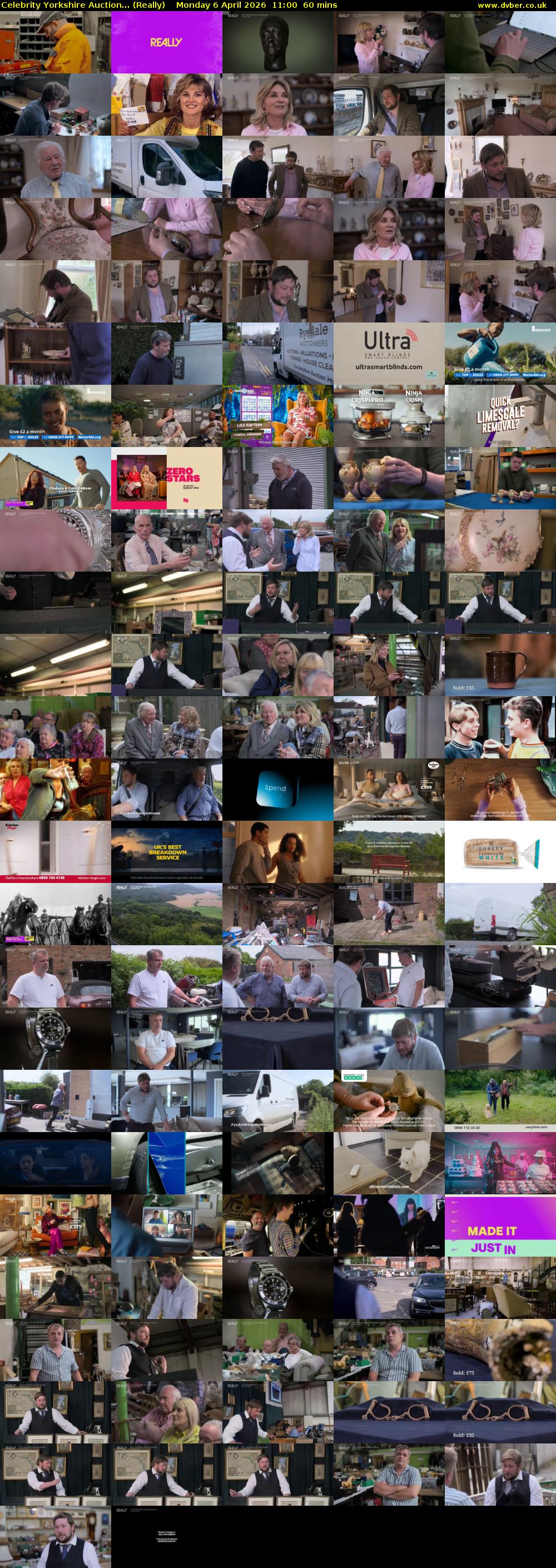Celebrity Yorkshire Auction... (Really) Monday 6 April 2026 11:00 - 12:00