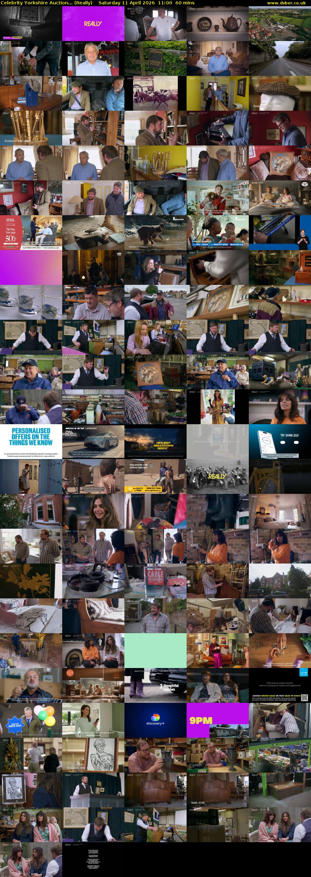 Celebrity Yorkshire Auction... (Really) Saturday 11 April 2026 11:00 - 12:00