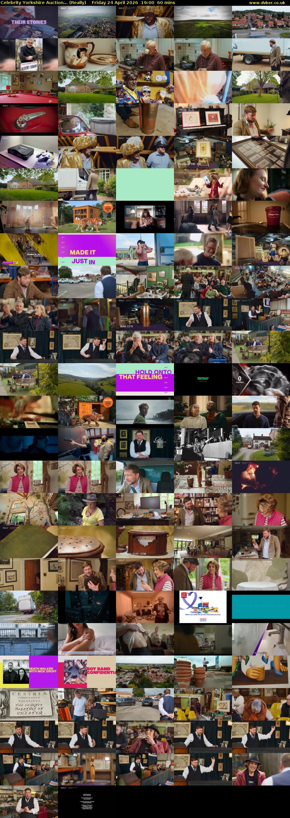 Celebrity Yorkshire Auction... (Really) Friday 24 April 2026 19:00 - 20:00