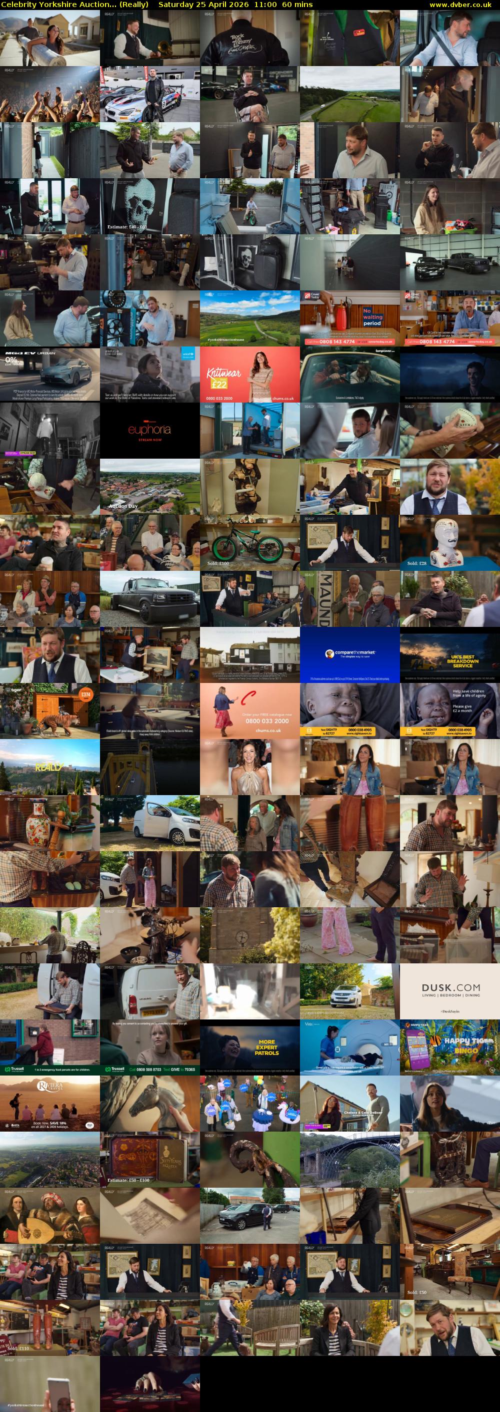 Celebrity Yorkshire Auction... (Really) Saturday 25 April 2026 11:00 - 12:00