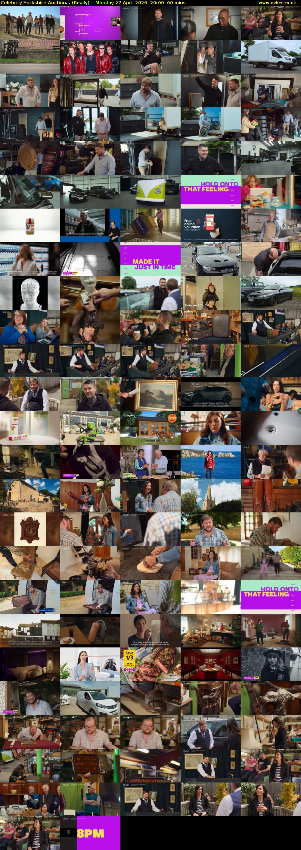 Celebrity Yorkshire Auction... (Really) Monday 27 April 2026 20:00 - 21:00