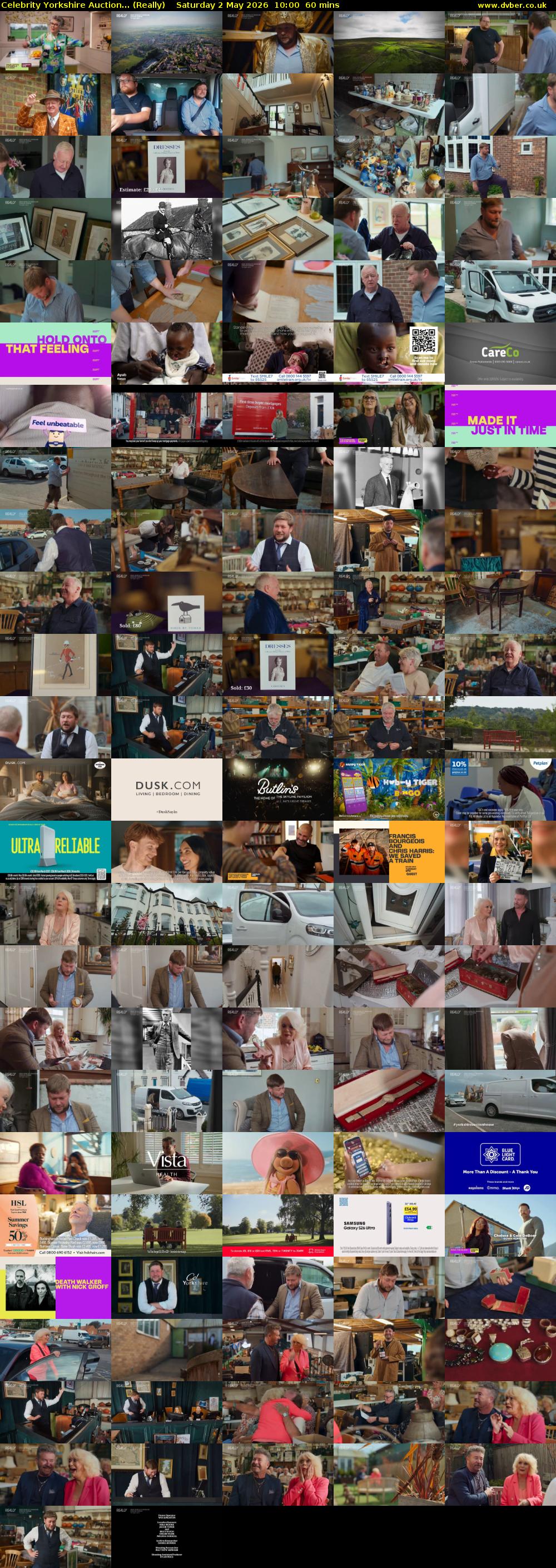 Celebrity Yorkshire Auction... (Really) Saturday 2 May 2026 10:00 - 11:00