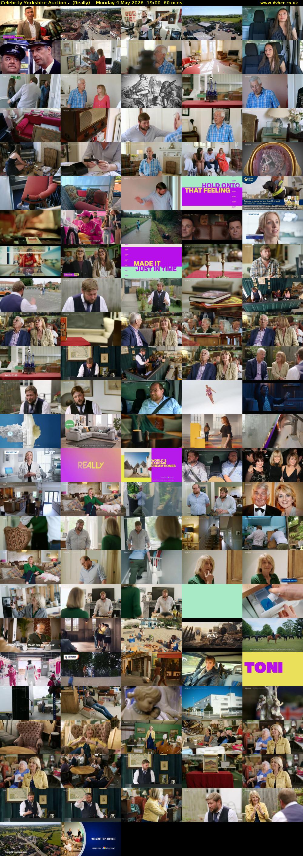 Celebrity Yorkshire Auction... (Really) Monday 4 May 2026 19:00 - 20:00