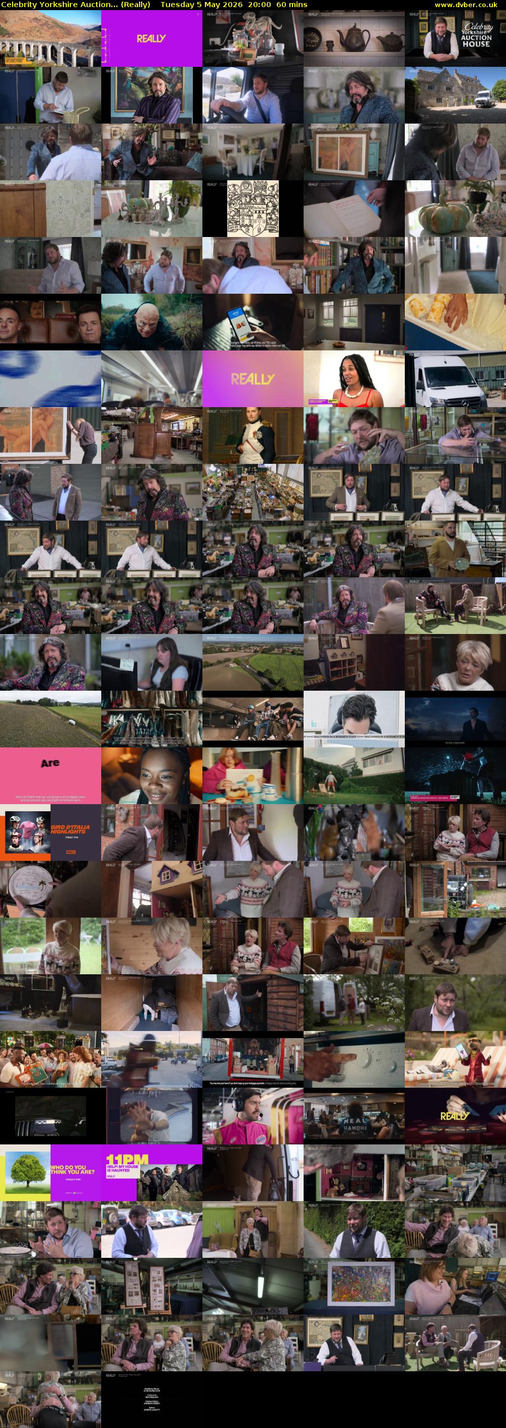 Celebrity Yorkshire Auction... (Really) Tuesday 5 May 2026 20:00 - 21:00