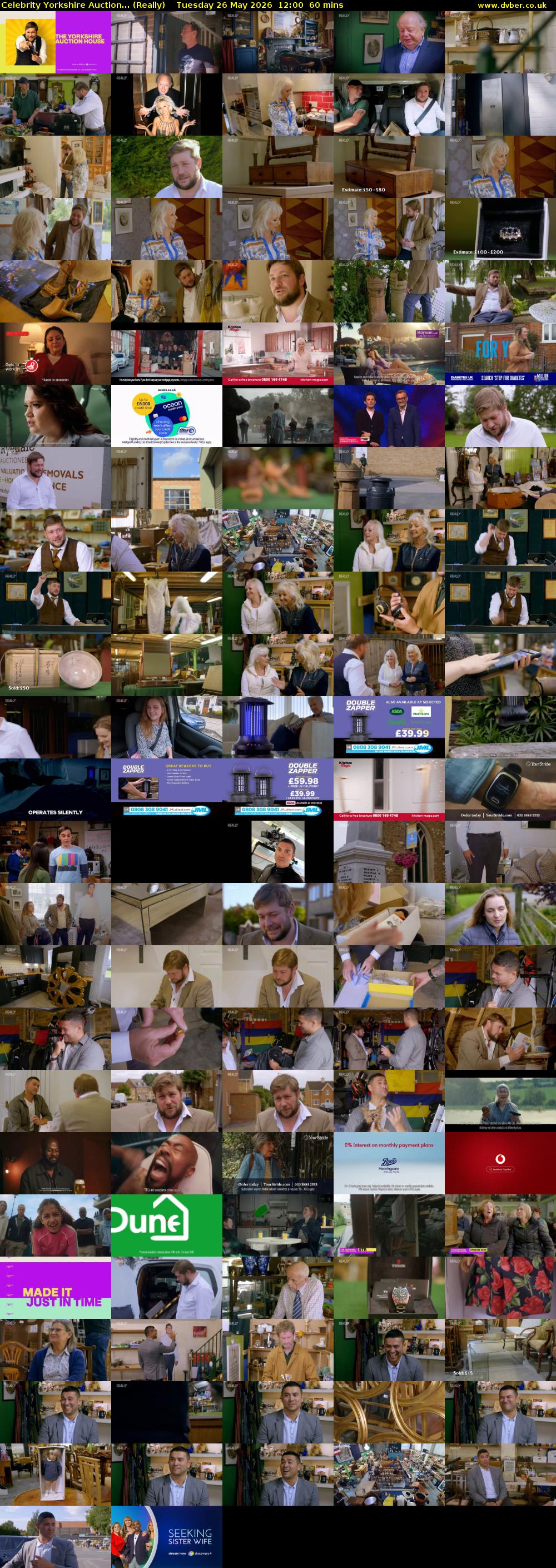 Celebrity Yorkshire Auction... (Really) Tuesday 26 May 2026 12:00 - 13:00