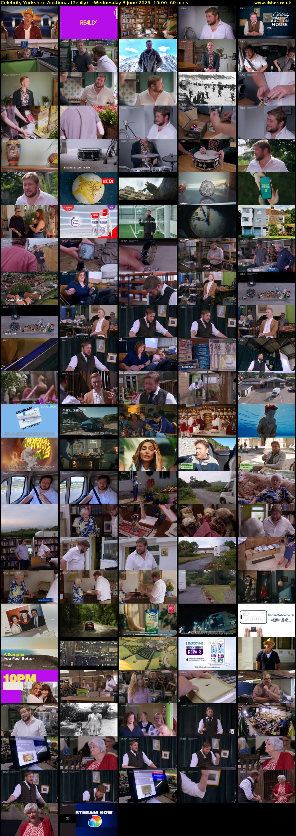 Celebrity Yorkshire Auction... (Really) Wednesday 3 June 2026 19:00 - 20:00