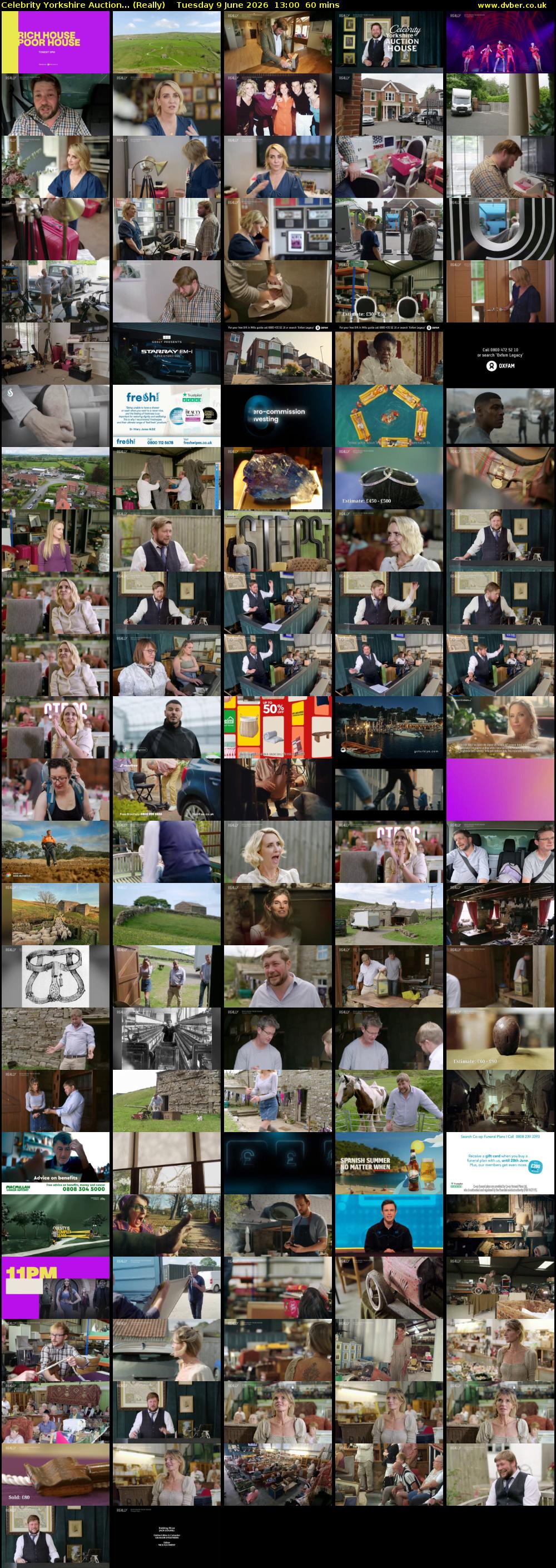 Celebrity Yorkshire Auction... (Really) Tuesday 9 June 2026 13:00 - 14:00