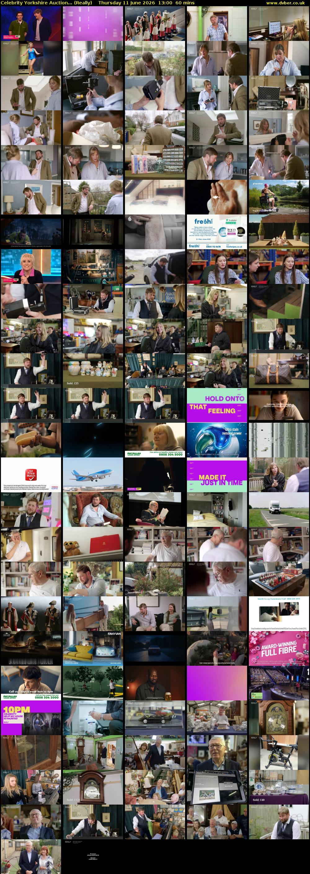 Celebrity Yorkshire Auction... (Really) Thursday 11 June 2026 13:00 - 14:00