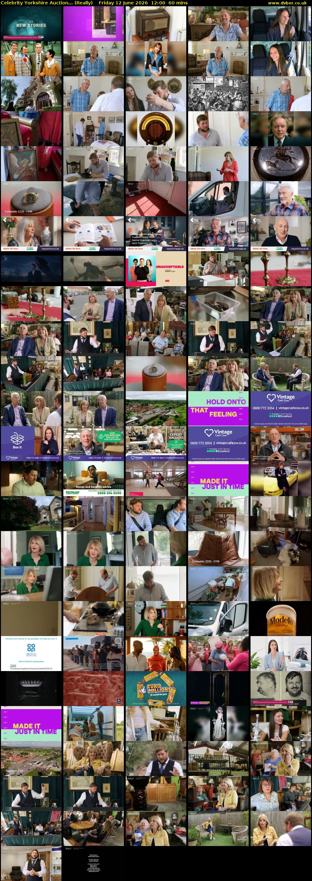 Celebrity Yorkshire Auction... (Really) Friday 12 June 2026 12:00 - 13:00
