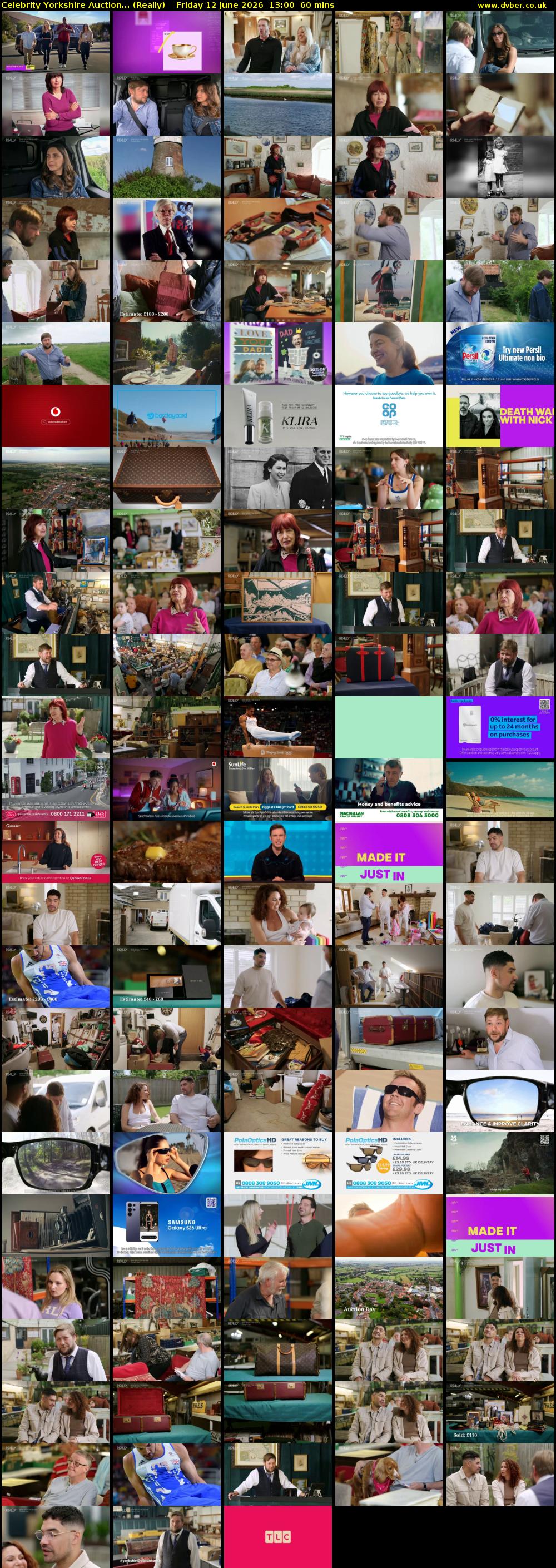 Celebrity Yorkshire Auction... (Really) Friday 12 June 2026 13:00 - 14:00