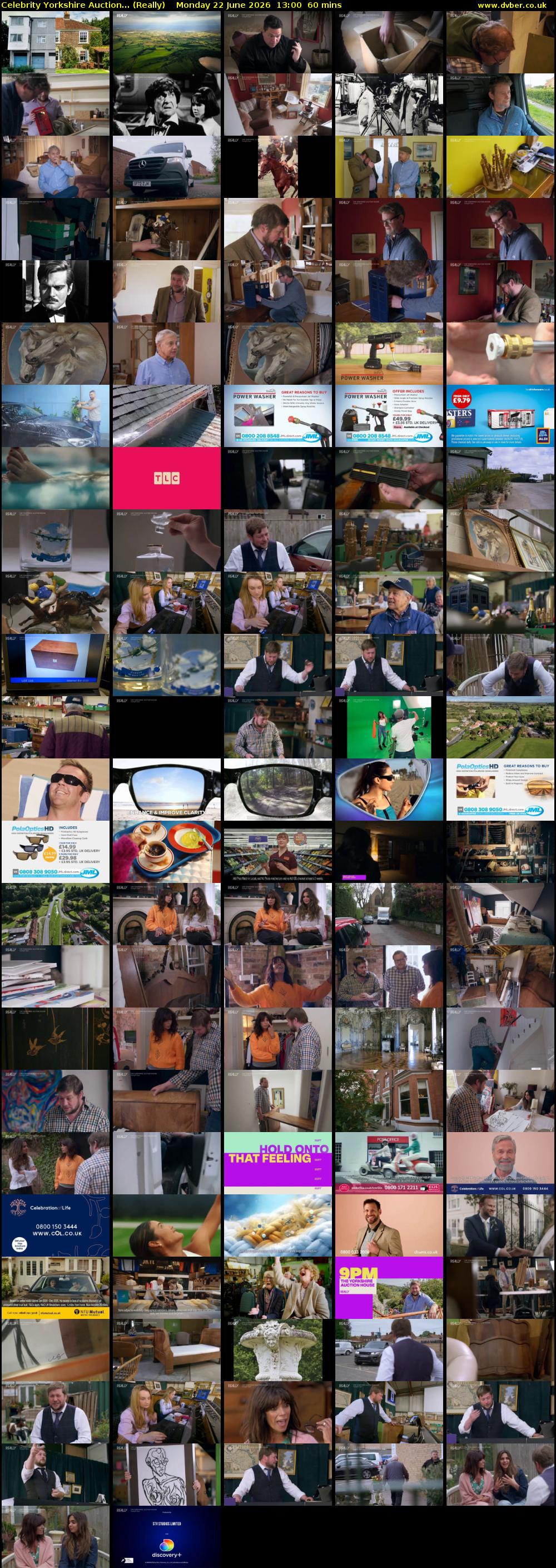 Celebrity Yorkshire Auction... (Really) Monday 22 June 2026 13:00 - 14:00
