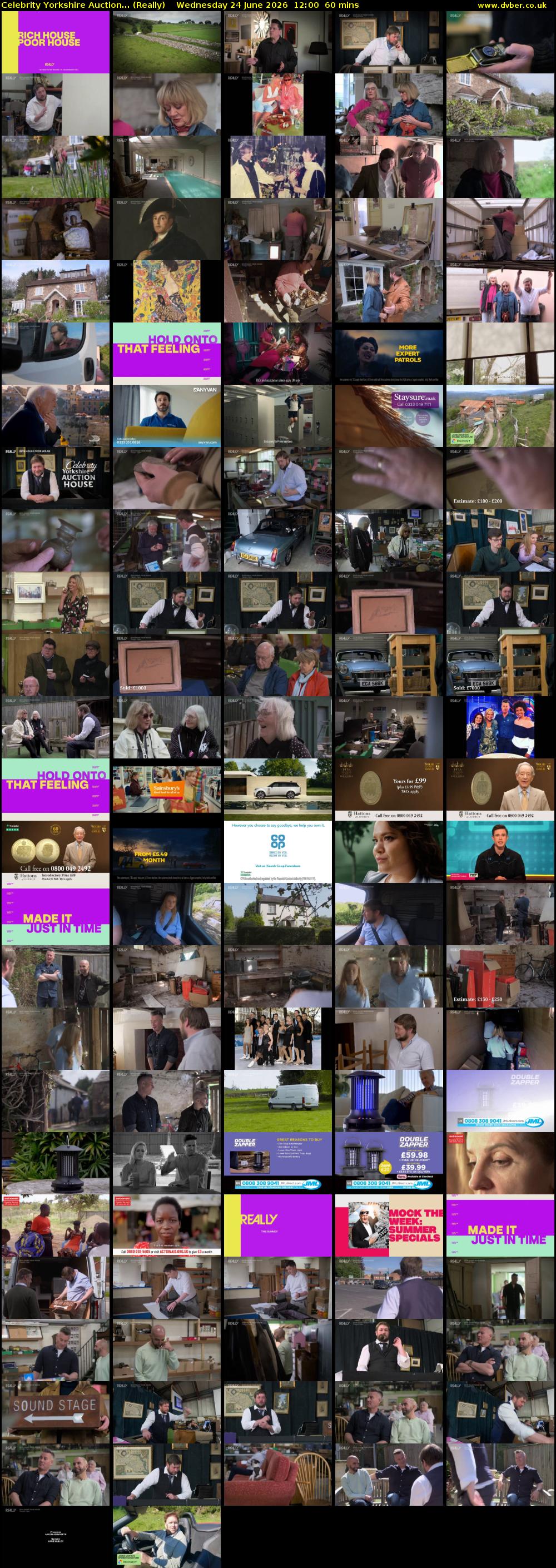 Celebrity Yorkshire Auction... (Really) Wednesday 24 June 2026 12:00 - 13:00