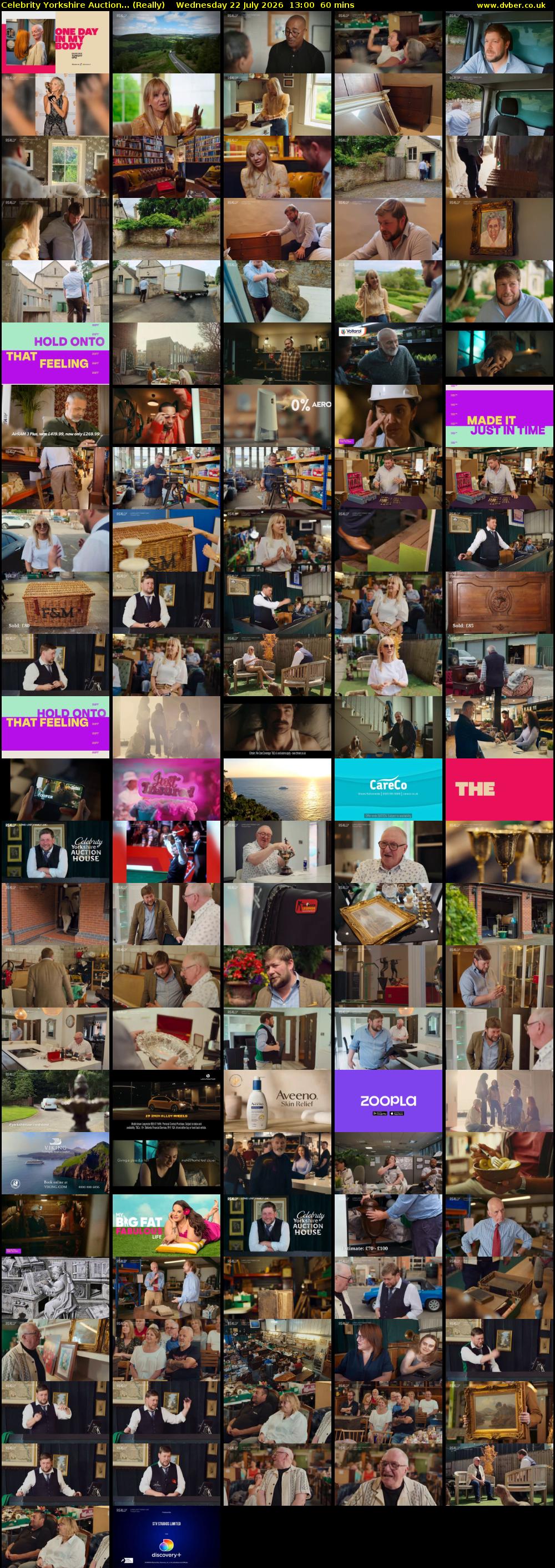Celebrity Yorkshire Auction... (Really) Wednesday 22 July 2026 13:00 - 14:00