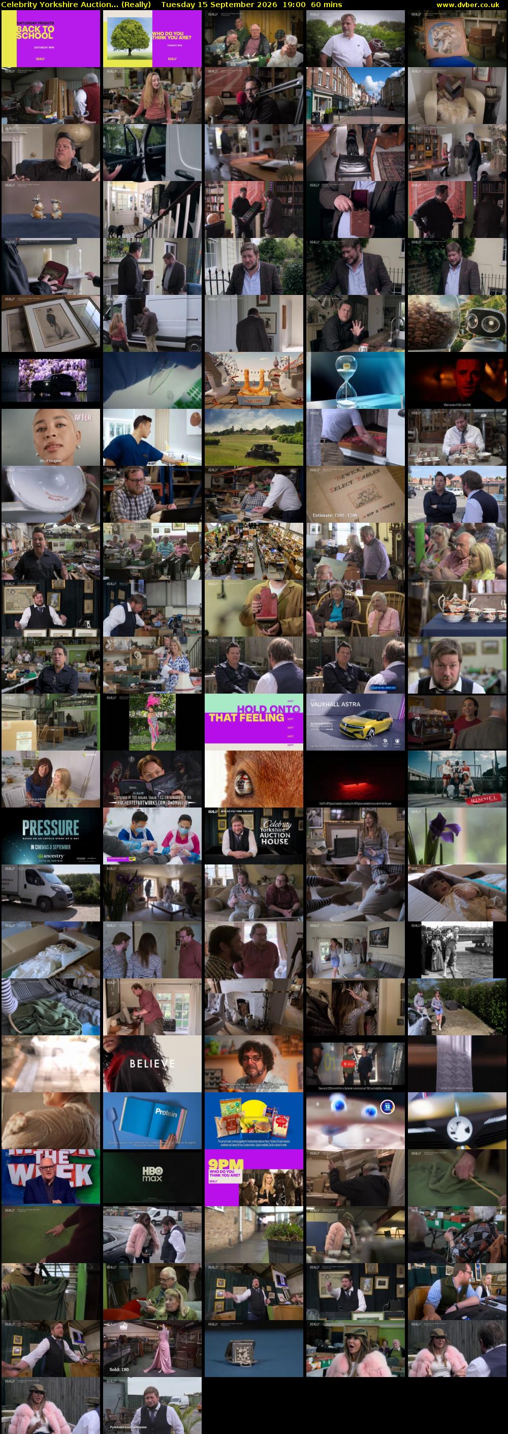 Celebrity Yorkshire Auction... (Really) Tuesday 15 September 2026 19:00 - 20:00