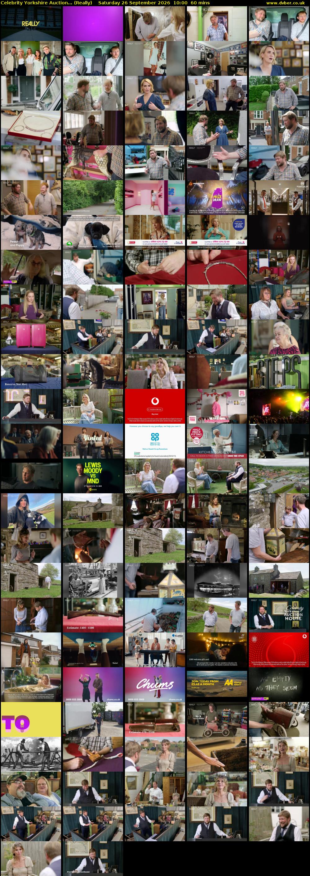 Celebrity Yorkshire Auction... (Really) Saturday 26 September 2026 10:00 - 11:00