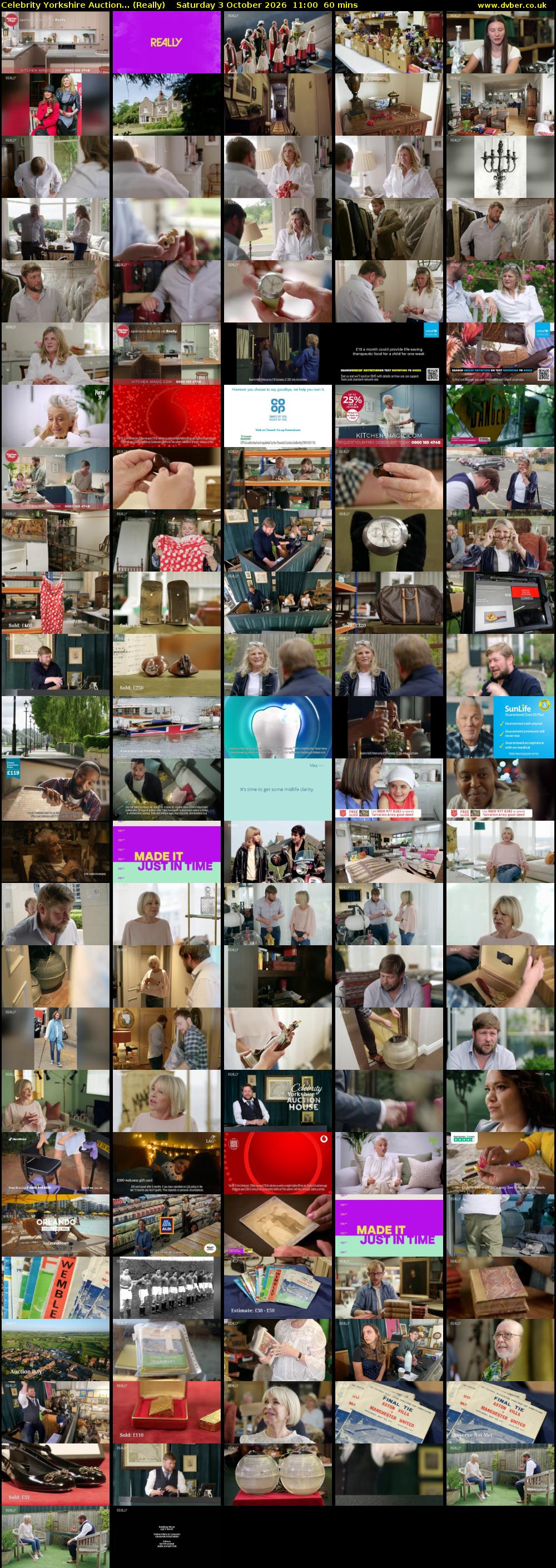 Celebrity Yorkshire Auction... (Really) Saturday 3 October 2026 11:00 - 12:00