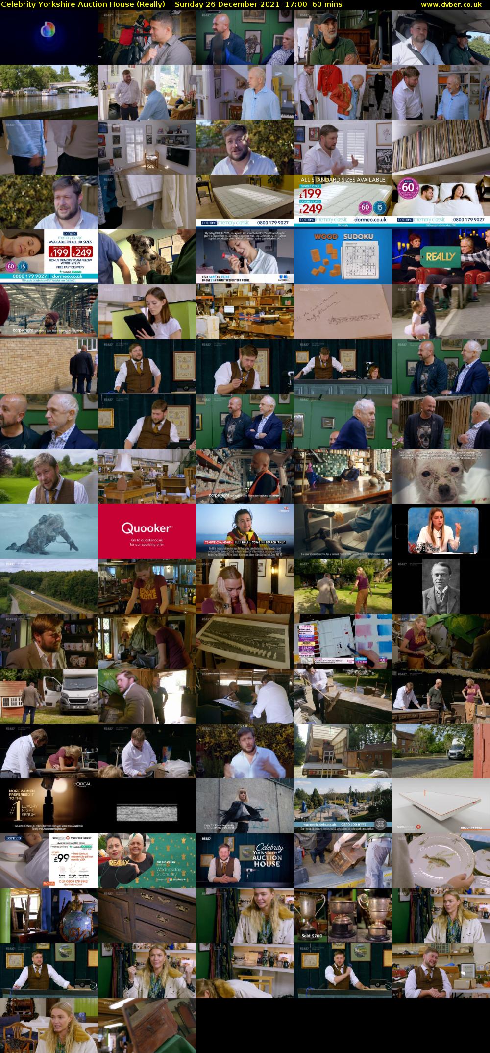 Celebrity Yorkshire Auction House (Really) Sunday 26 December 2021 17:00 - 18:00