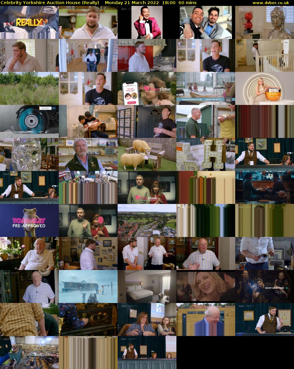 Celebrity Yorkshire Auction House (Really) Monday 21 March 2022 18:00 - 19:00