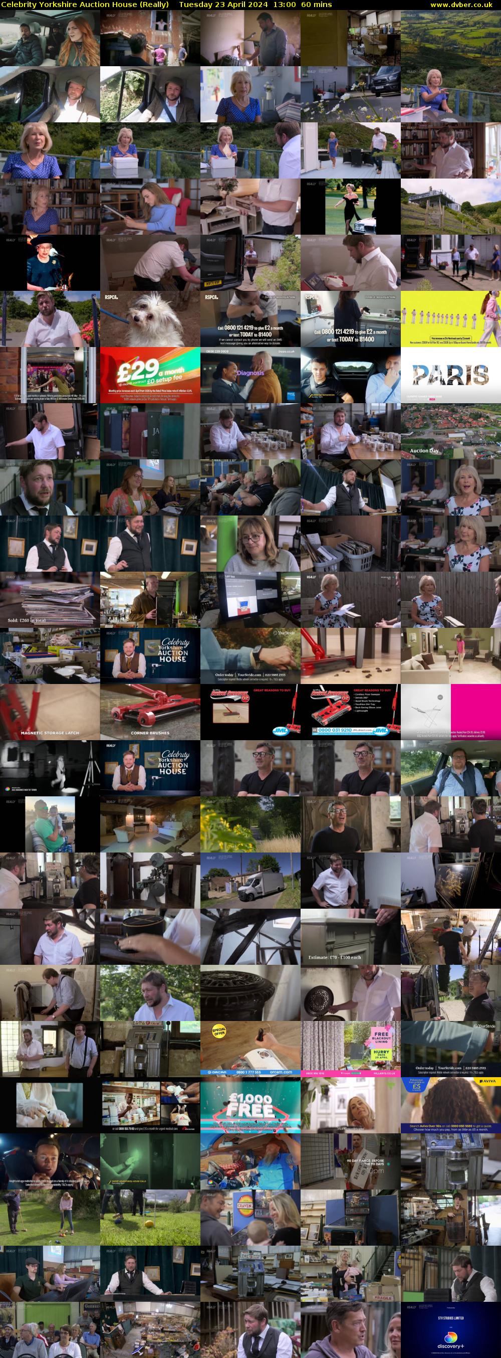 Celebrity Yorkshire Auction House (Really) Tuesday 23 April 2024 13:00 - 14:00