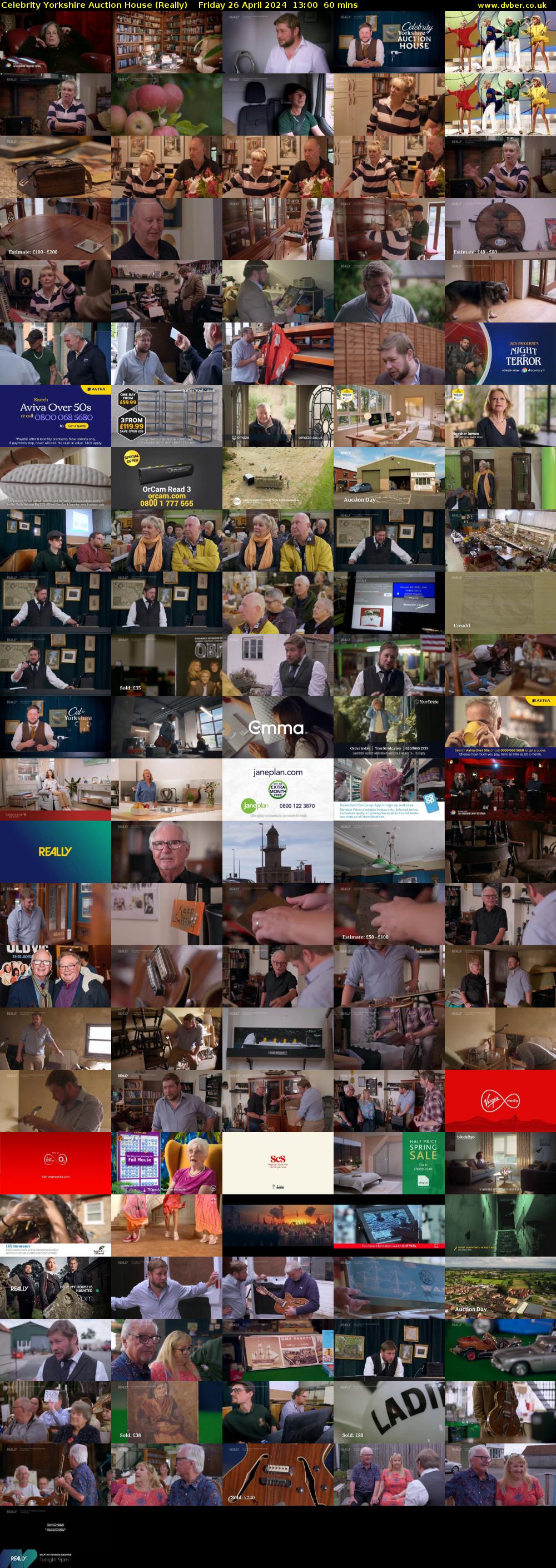 Celebrity Yorkshire Auction House (Really) Friday 26 April 2024 13:00 - 14:00