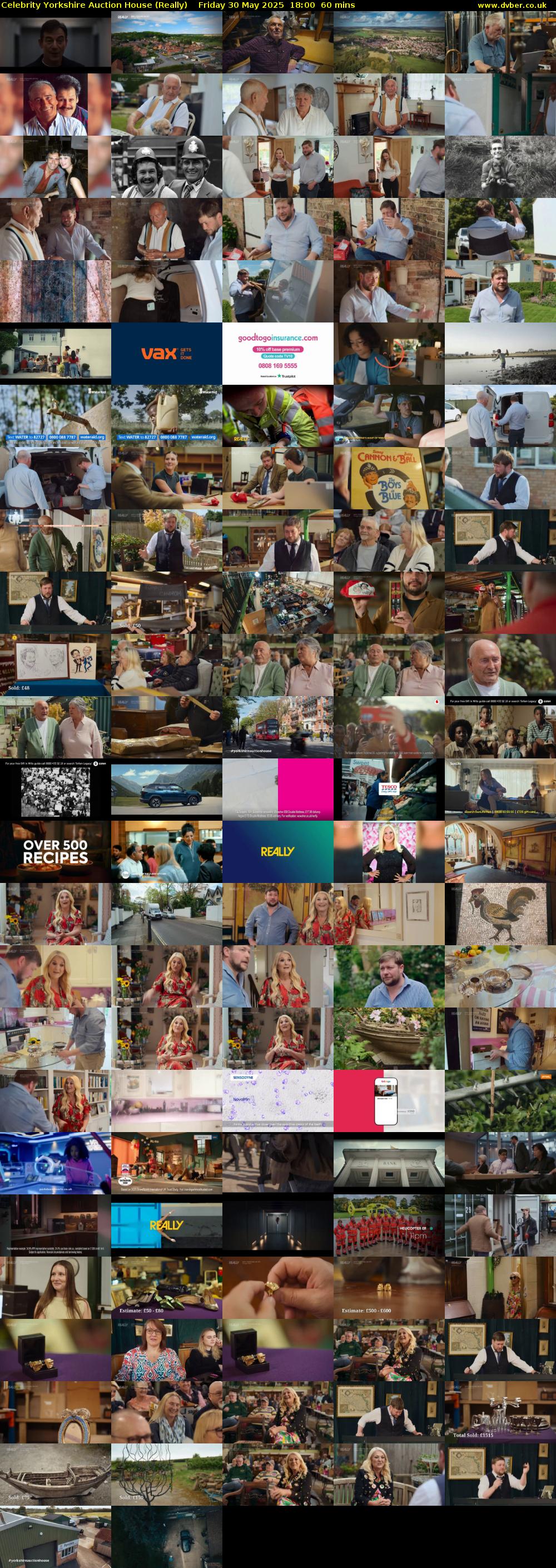 Celebrity Yorkshire Auction House (Really) Friday 30 May 2025 18:00 - 19:00