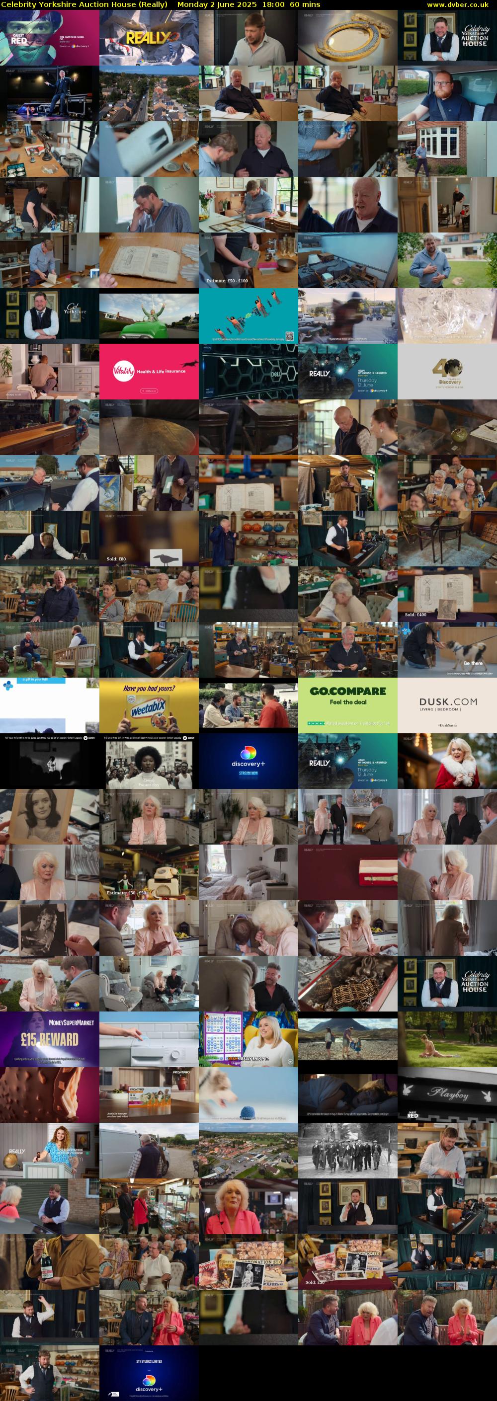 Celebrity Yorkshire Auction House (Really) Monday 2 June 2025 18:00 - 19:00