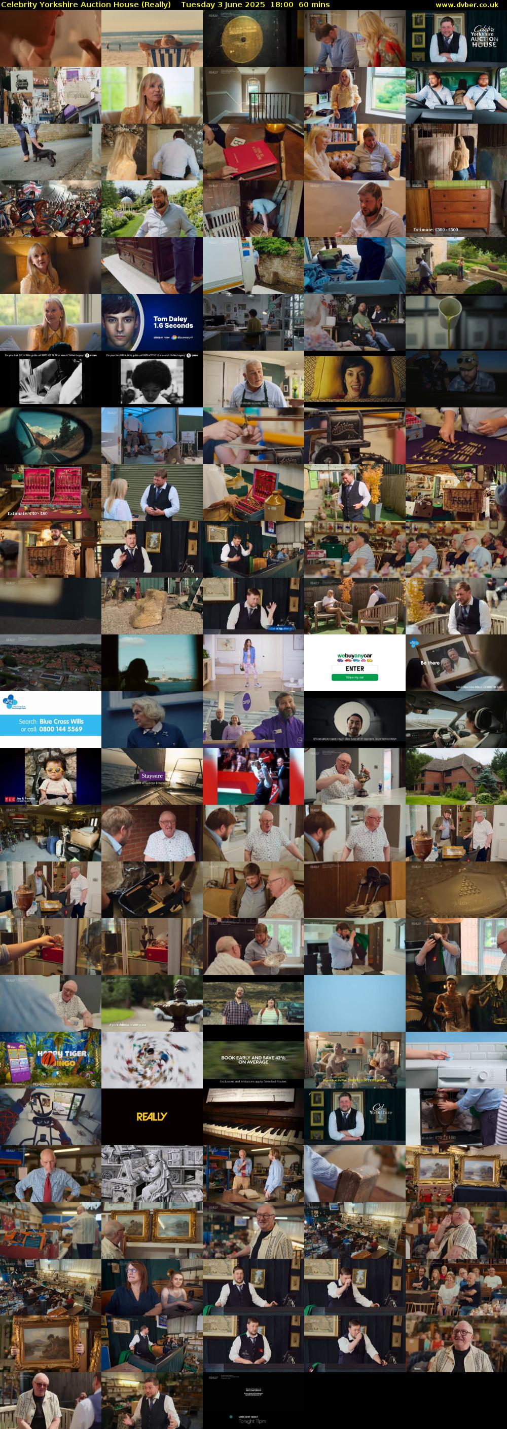 Celebrity Yorkshire Auction House (Really) Tuesday 3 June 2025 18:00 - 19:00