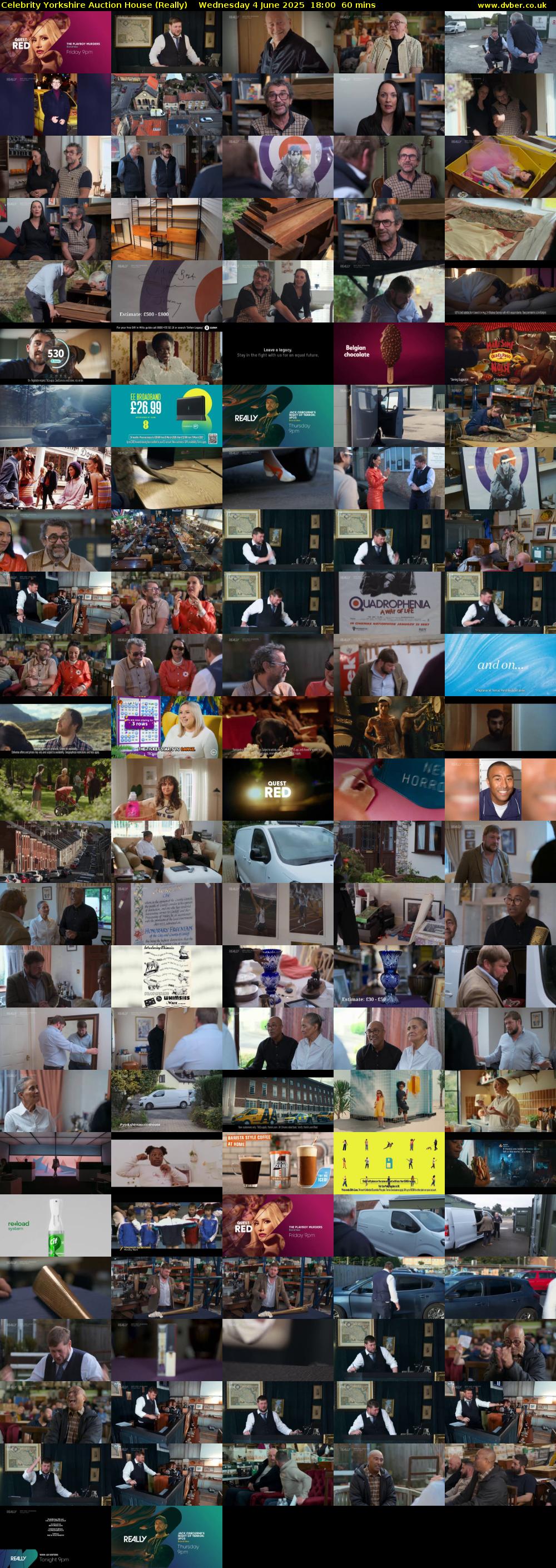 Celebrity Yorkshire Auction House (Really) Wednesday 4 June 2025 18:00 - 19:00
