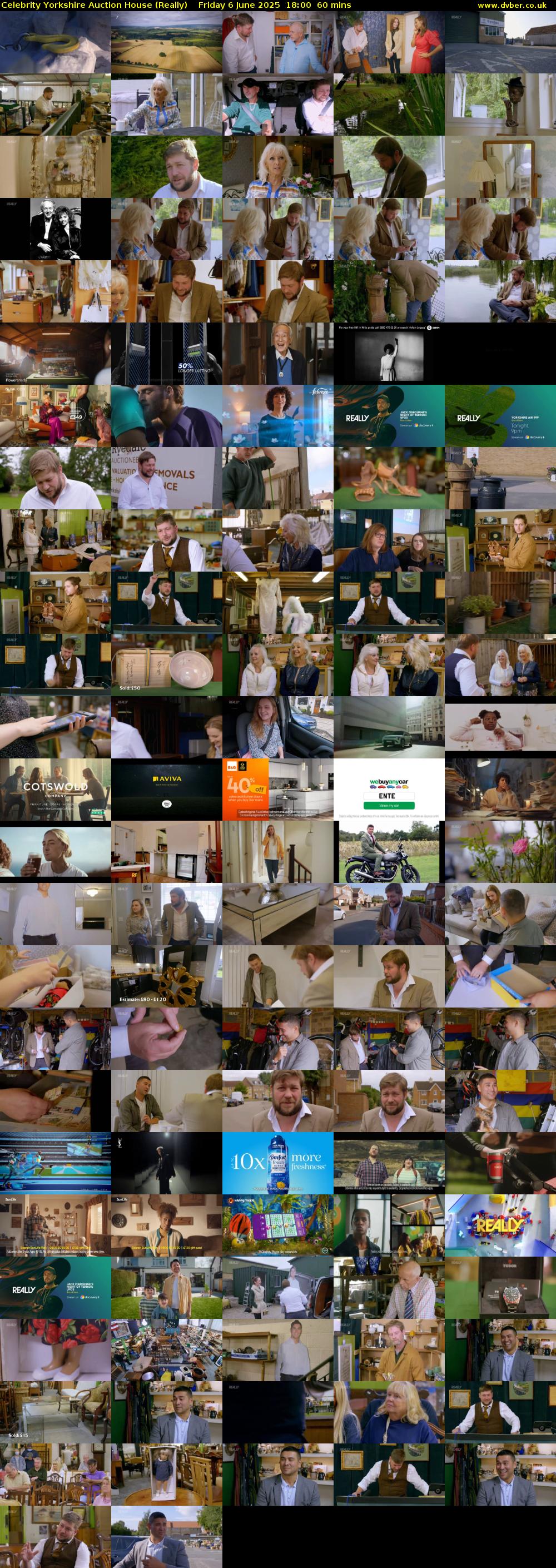 Celebrity Yorkshire Auction House (Really) Friday 6 June 2025 18:00 - 19:00