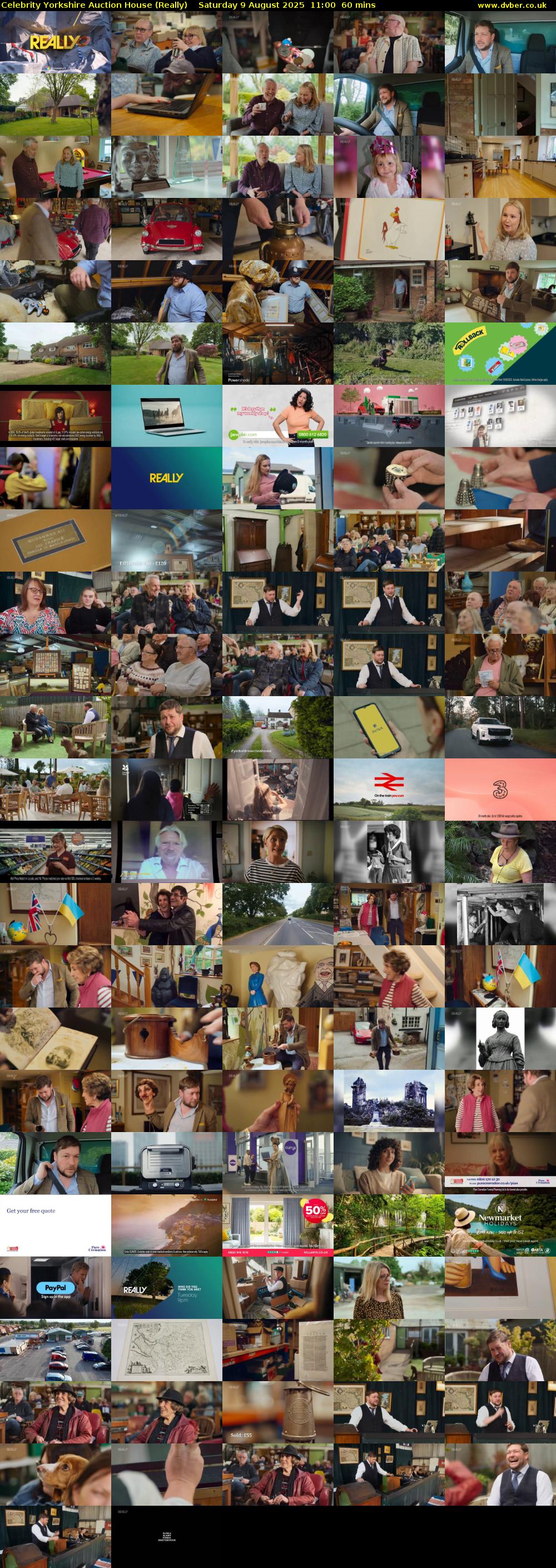 Celebrity Yorkshire Auction House (Really) Saturday 9 August 2025 11:00 - 12:00