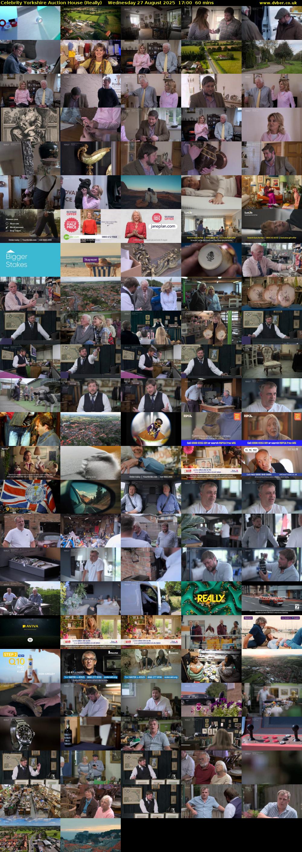Celebrity Yorkshire Auction House (Really) Wednesday 27 August 2025 17:00 - 18:00
