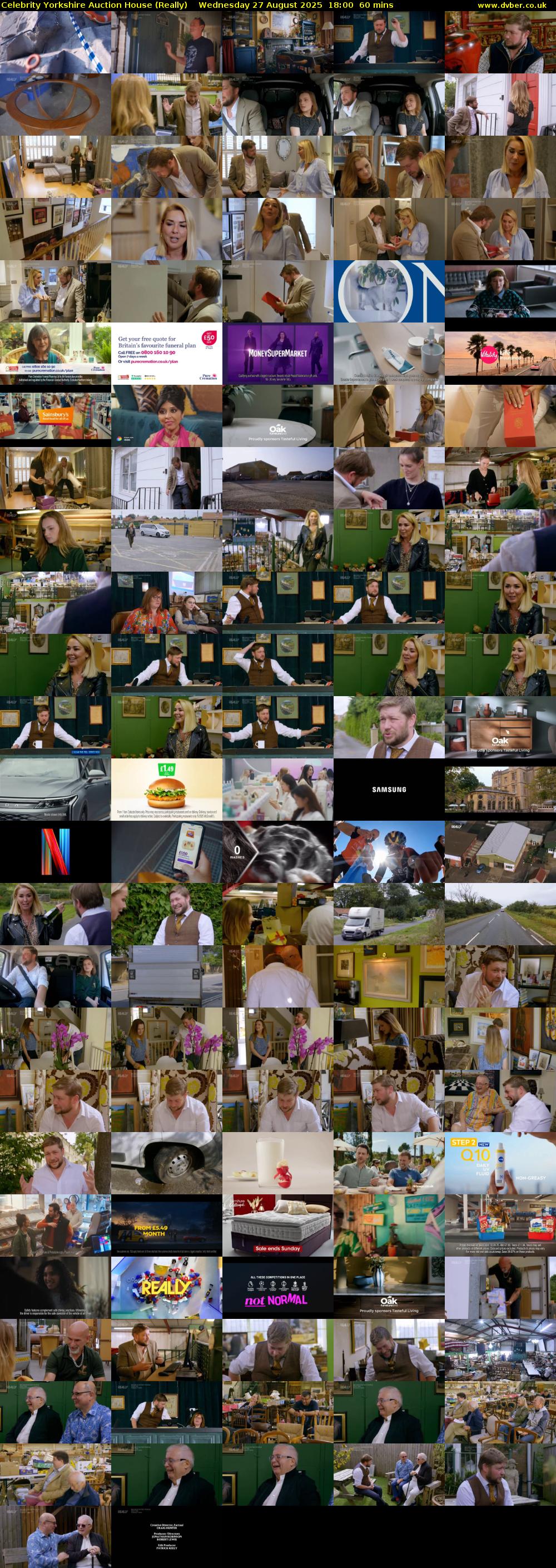 Celebrity Yorkshire Auction House (Really) Wednesday 27 August 2025 18:00 - 19:00