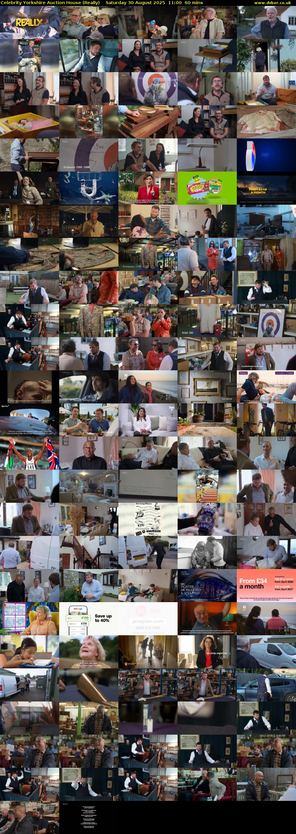 Celebrity Yorkshire Auction House (Really) Saturday 30 August 2025 11:00 - 12:00