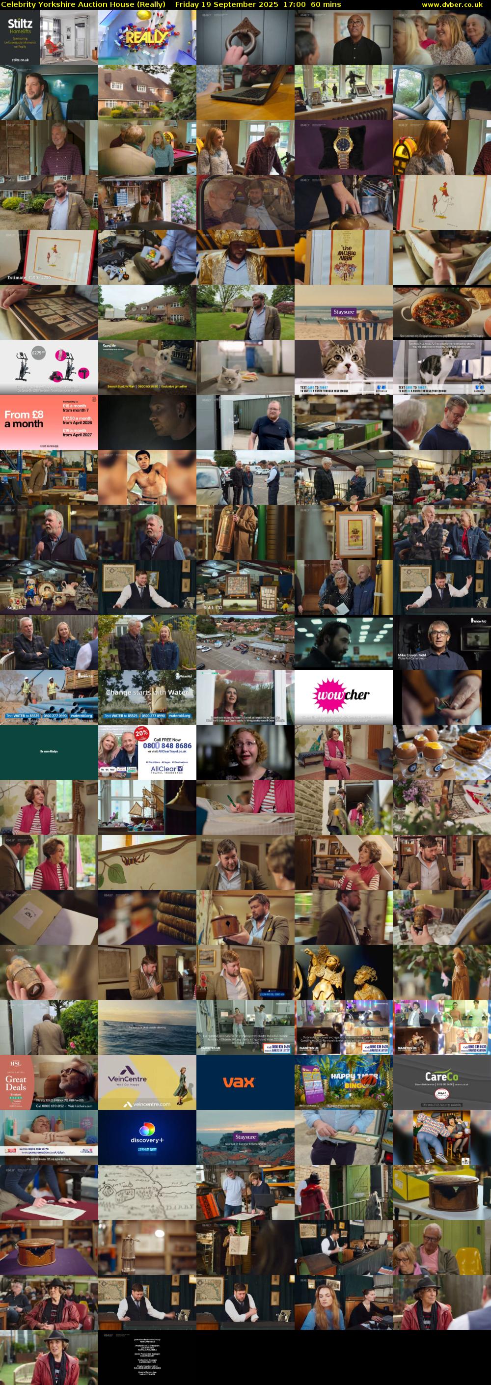Celebrity Yorkshire Auction House (Really) Friday 19 September 2025 17:00 - 18:00