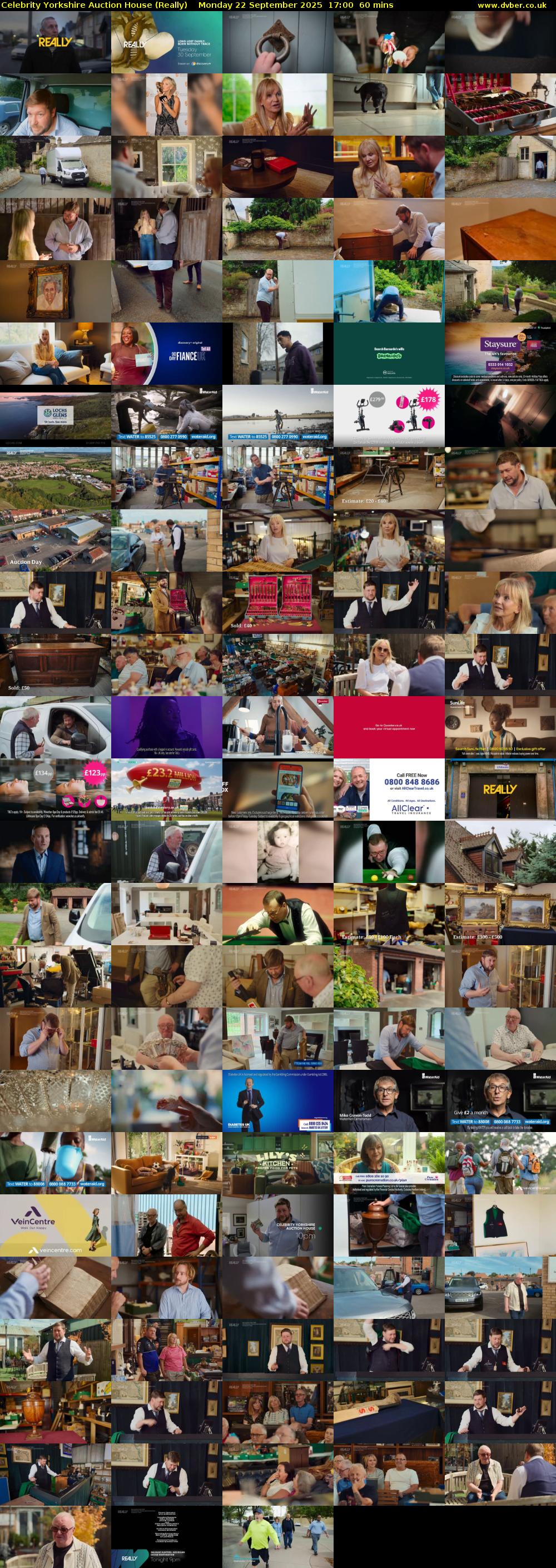 Celebrity Yorkshire Auction House (Really) Monday 22 September 2025 17:00 - 18:00