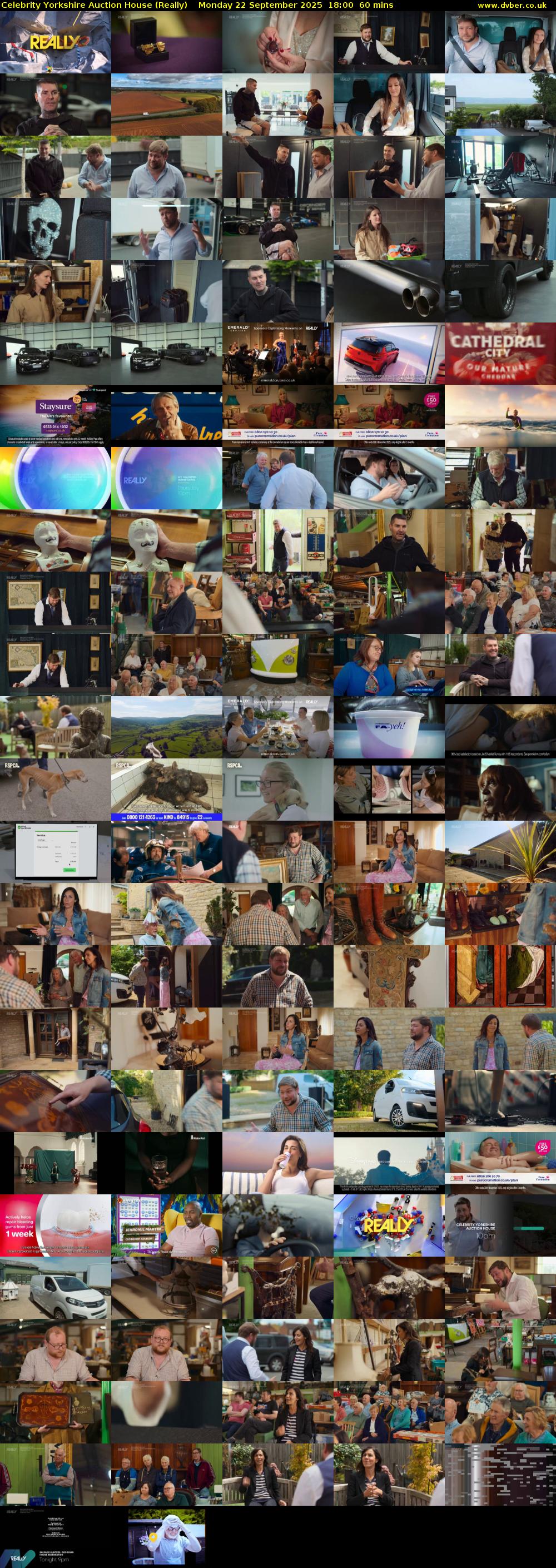 Celebrity Yorkshire Auction House (Really) Monday 22 September 2025 18:00 - 19:00