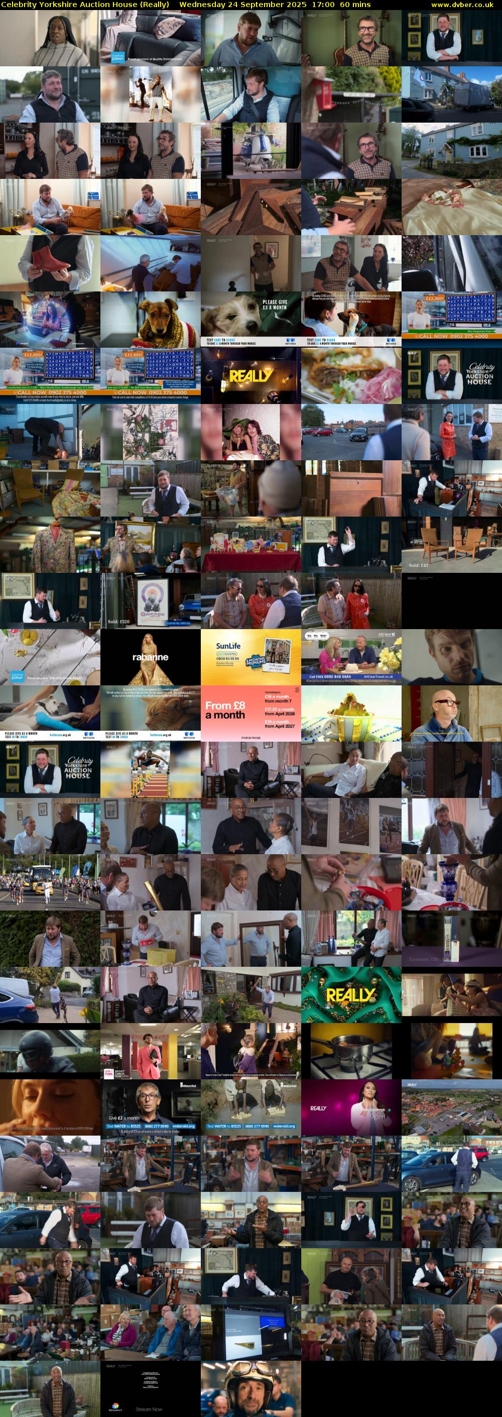 Celebrity Yorkshire Auction House (Really) Wednesday 24 September 2025 17:00 - 18:00