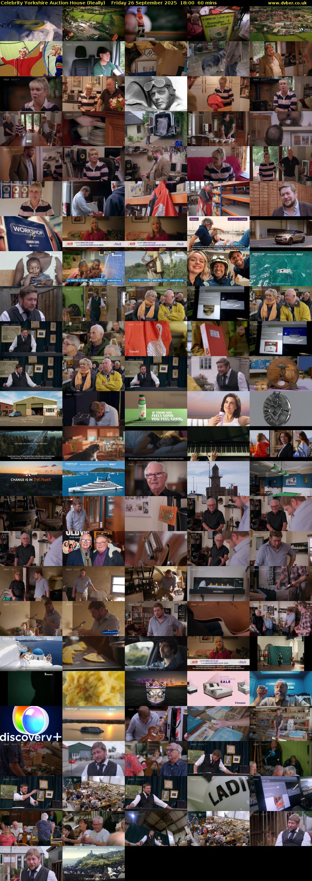 Celebrity Yorkshire Auction House (Really) Friday 26 September 2025 18:00 - 19:00