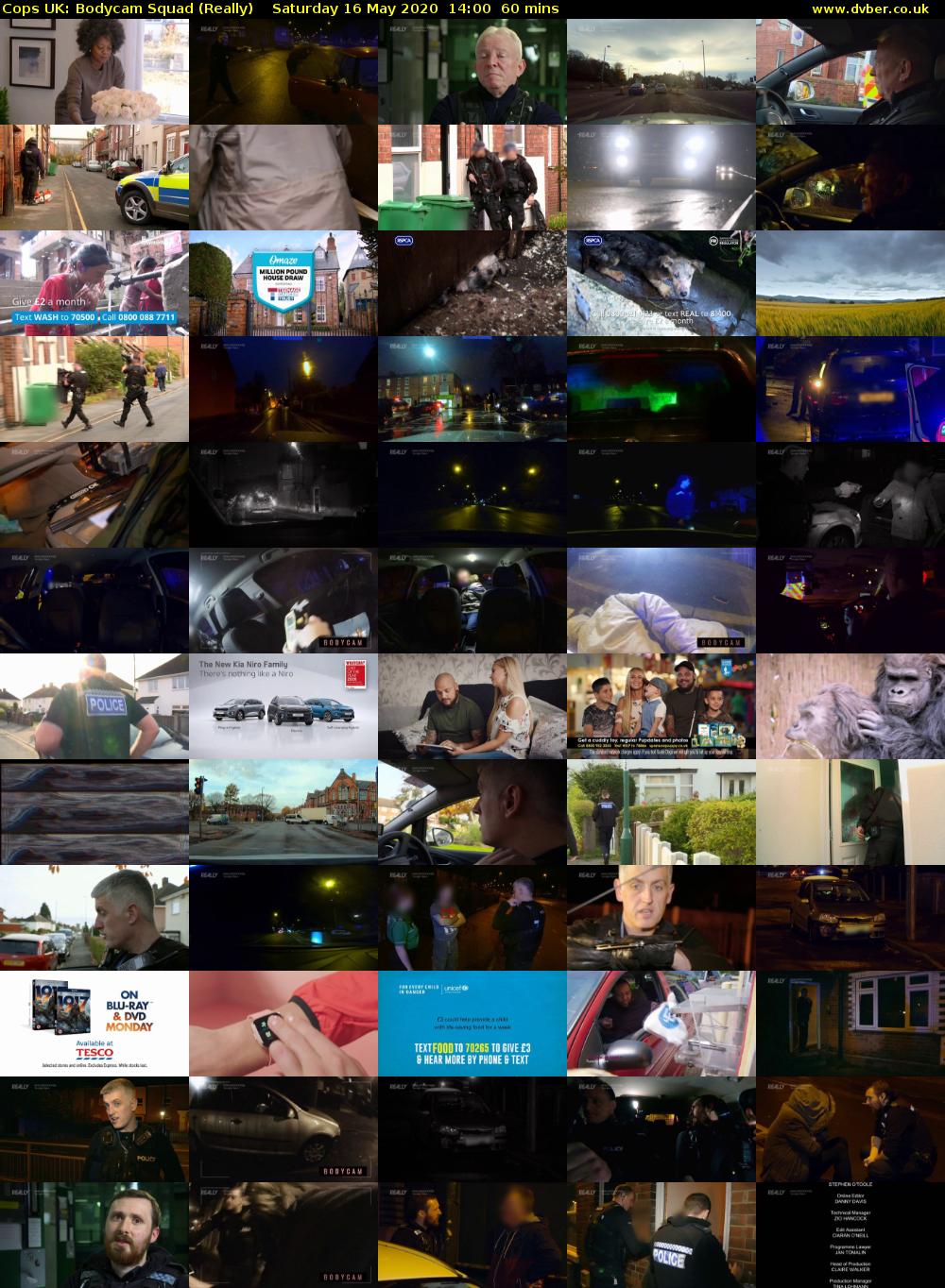 Cops UK: Bodycam Squad (Really) Saturday 16 May 2020 14:00 - 15:00