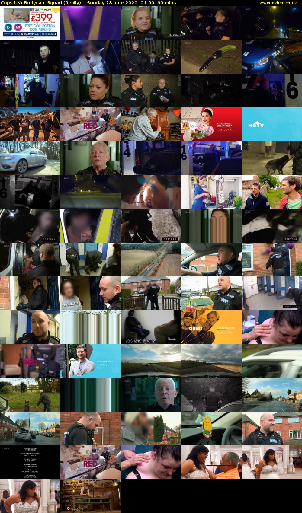 Cops UK: Bodycam Squad (Really) Sunday 28 June 2020 04:00 - 05:00